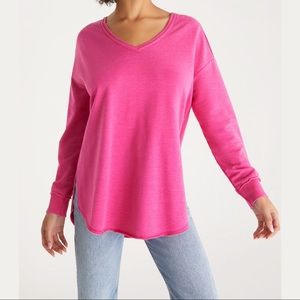 Z Supply V-Neck Weekender in Party Pink ZT203684 PYN size XS - L